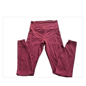 All in Motion Burgundy Activewear Leggings